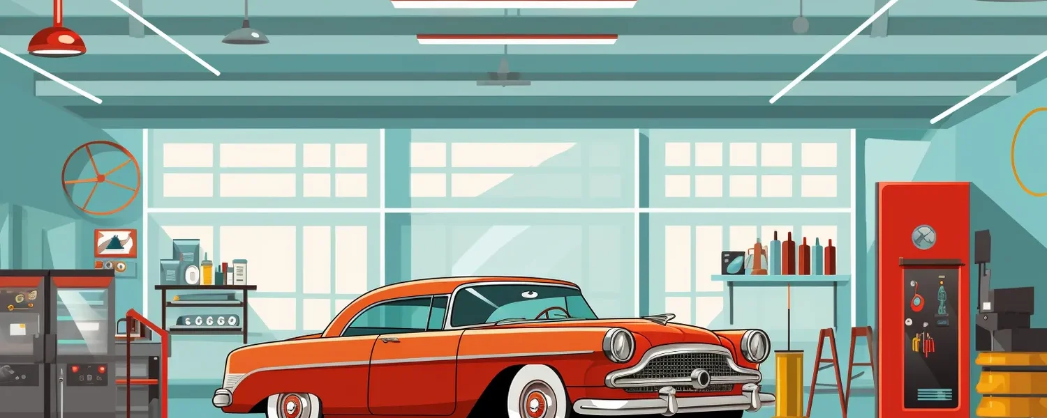 Reklama serwisu samochodowego